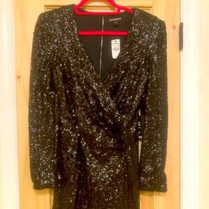 Never worn Express sequined dress